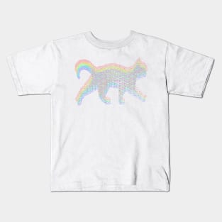 Glitchy cat Kids T-Shirt